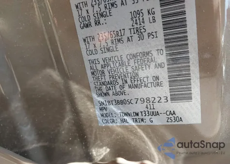 2025 Nissan Rogue Rock Creek from USA, damaged, VIN 5N1BT3BB0SC798223